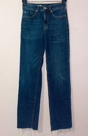 Pilcro Dark Blue The Rue Jeans Size 26 NWOT!