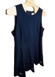 Eliza J Women's Sz 24W Navy Lace Fit & Flare‎ Sleeveless Dress