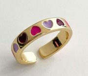 Established Jewelry Heart Gold Band Ring