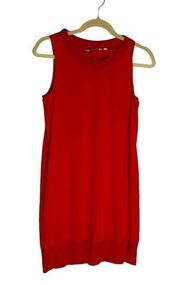 Athleta Red Sleeveless Tank Top Mini Dress Size XS