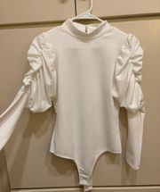 Ruffle Long Sleeve Body Suit