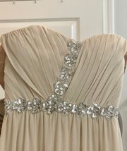 Nude/Beige Formal Dress - Size 3