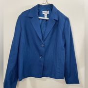 Pendleton 100% Wool Blue Blazer Size 12 Petite