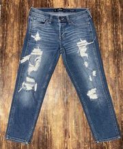 Hollister Jeans low rise boyfriend vintage stretch size 27