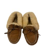 LL Bean Women's Wicked Good Moccasins Brown Size 7  