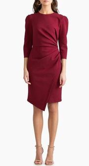 Shoshanna  Ralph Puff Sleeve Ruched Dress