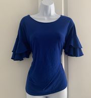 Royal Blue Blouse