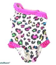 Op ocean pacific colorful leopard print swimsuit