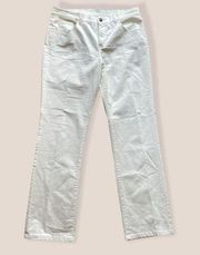 Soft Surroundings white pockets tall zipper Sz 18T
