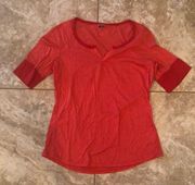 Marmot NWOT Coral Mid Length Tee Sz Medium