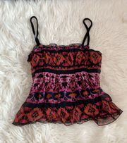 NWT Diane Von Furstenburg silk tank top