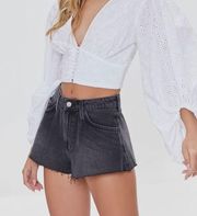 Forever 21 Flare Jean Shorts