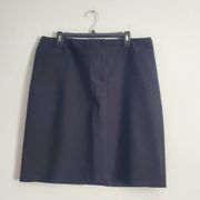 New York & Company Black Stretch Pencil Skirt 16