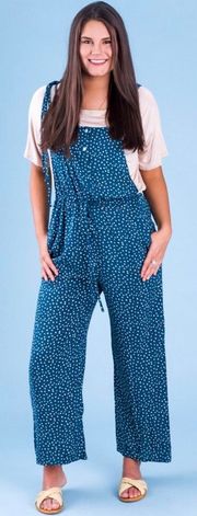 Polka Dot Overall Jumpsuit