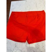 Soft Surroundings 3x Orange Shorts Summer bright Bold