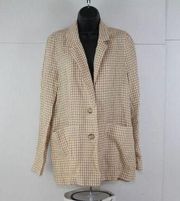 Madewell beige ladies Blazer size L