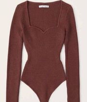 Abercrombie Long-Sleeve Sweetheart
Sweater Bodysuit