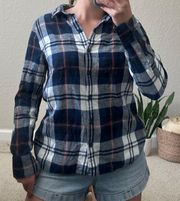 Blue Plaid Flannel