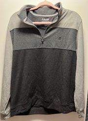 Grey Quarter Zip Up