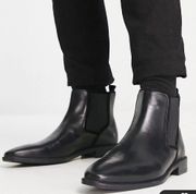 ABSOLUTE LEATHER CHELSEA BOOTS-wide