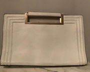 Recycled vegan leather clutch by melie bianco