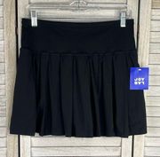 JOYLAB Activewear Pleated Skort Black-Medium