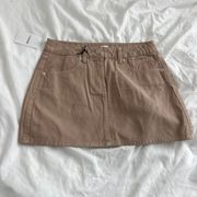 Forever 21  Beige Mini Skirt