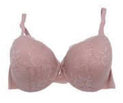 Laura Ashley Lightly Lined Full Coverage Lace Underwire Bra 3700-16 Size 40DD