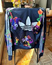 Floral Bomber Track Jacket