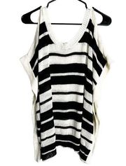 Love Culture - Black & White Striped Sweater - Sz. M/L