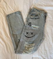 Graphic  Jeans