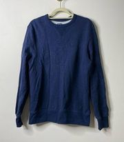 J. Crew Blue Crewneck Pullover Medium