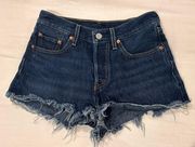 501 High-Waisted Denim Shorts