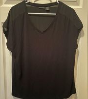 Tahari Absolutely Beautiful Silk Blend Blouse  Size M