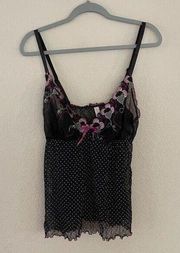 Cacique sheer lingerie top