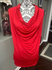 NWT  red sleeveless top in size XL