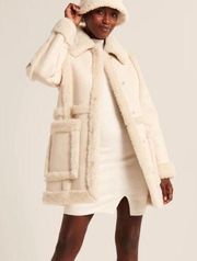 Abercrombie Sherpa Lined Coat