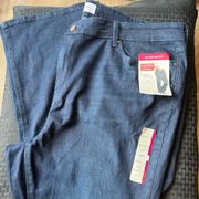 Levi New With Tags Mid Rise Boot Cut Dark Wash Jeans 24M, W37, L32