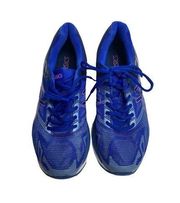 Size 7.5 ASICS GEL-Nimbus 19 Blue Purple Running Shoes T750N