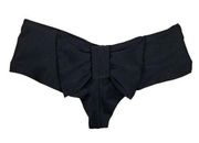 Lolli x Free People Cheeky Bow Bikini Bottoms Black Sz Small