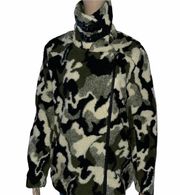 Thick Sherpa Fleece Camouflage Jacket