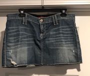 James jeans Denim mini skirt