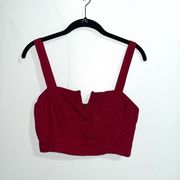 LUSH Red Crop Top