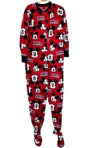 Disney Mickey Mouse Adult Onsie Pajama Size Small