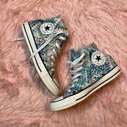 Converse  Women Chuck Taylor All Star Aztec Multicolor High Top Sneakers Size 7