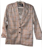 Reclaimed Vintage Casual Loose‎ Plaid Blazer