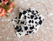 Dalmatian print/animal print reusable/washable face mask.