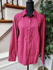 Charter Club Button Down Shirt Print Top Size 20W