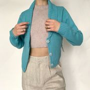 Vintage Blue Cardigan 