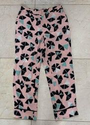 Marc Jacobs 100% Silk Pants Pink and Black Sz S